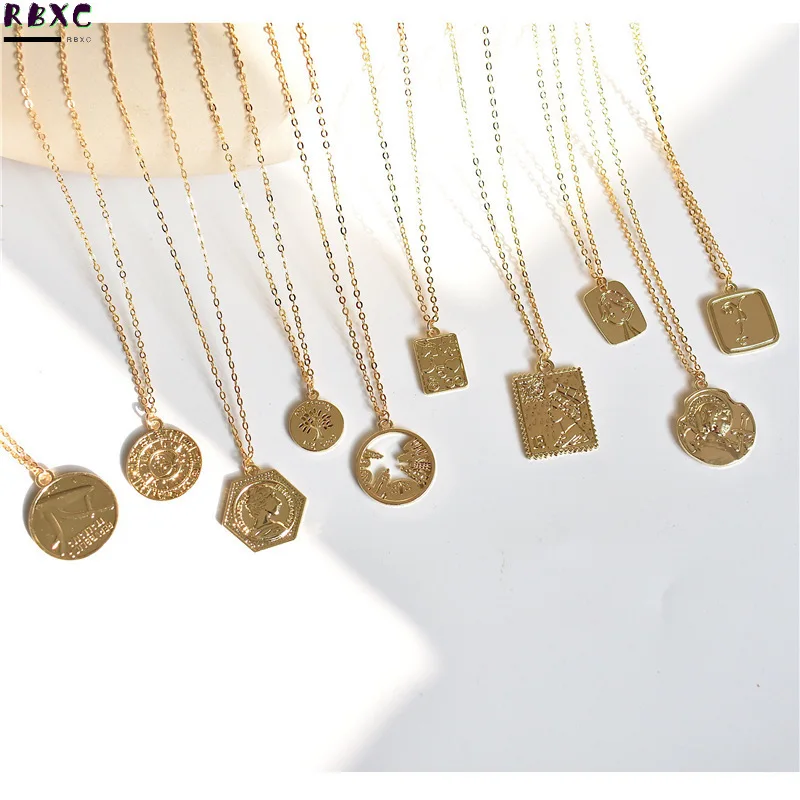 Korean Original Classic Ancient Gold Coin Necklace Women's Sweater Chain Full of Temperament Versatile Personality Pendant 559
Korean Original Classic Ancient Gold Coin Necklace Women's Sweater Chain Full of Temperament Versatile Personality Pendant 559