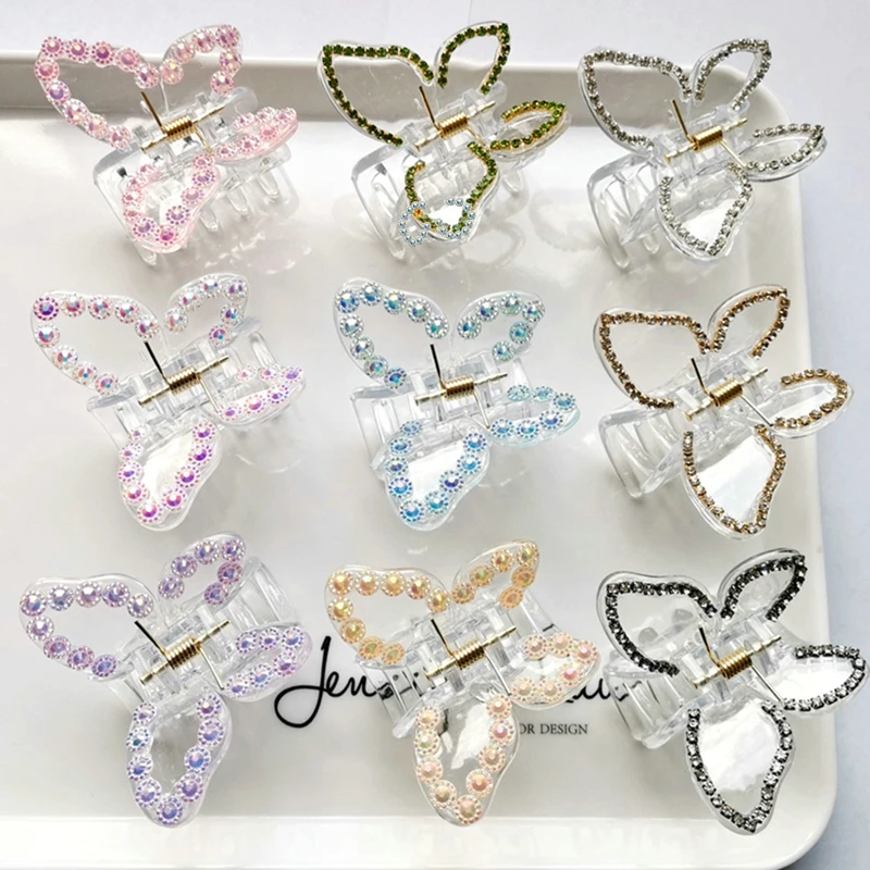 Color Rhinestone Wild Butterfly Hair Claw Shark Clip Hair Accessories For Women Girls Ornament Hair Styling Tool Gifts Barrettes
Color Rhinestone Wild Butterfly Hair Claw Shark Clip Hair Accessories For Women Girls Ornament Hair Styling Tool Gifts Barrettes