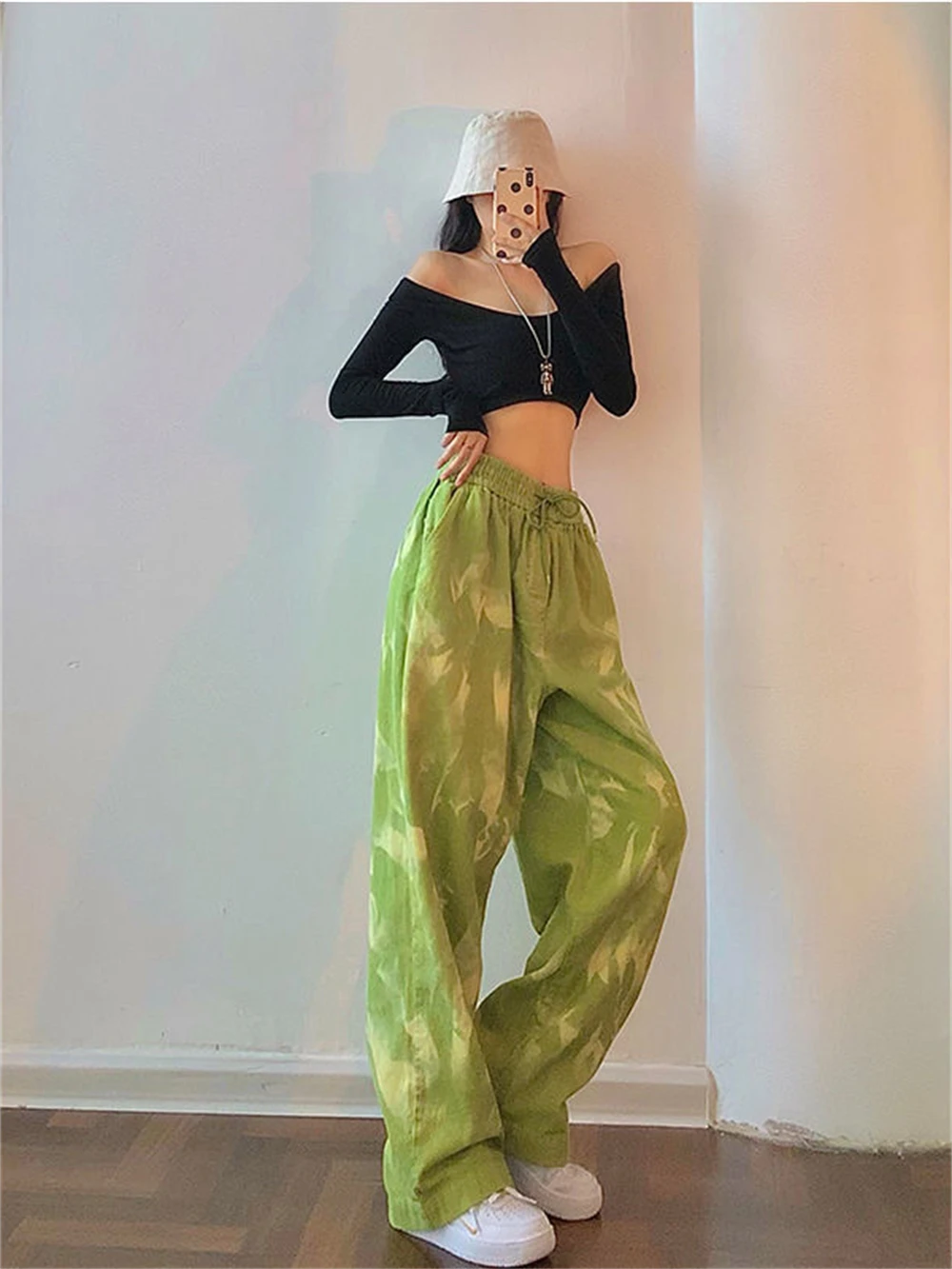 Women Y2k Retro Fashion Tie Dye Pants Women Korean Style Chic Streetwear Baggy Hippie High Waist Wide Leg Trousers Alt Clothing
Women Y2k Retro Fashion Tie Dye Pants Women Korean Style Chic Streetwear Baggy Hippie High Waist Wide Leg Trousers Alt Clothing