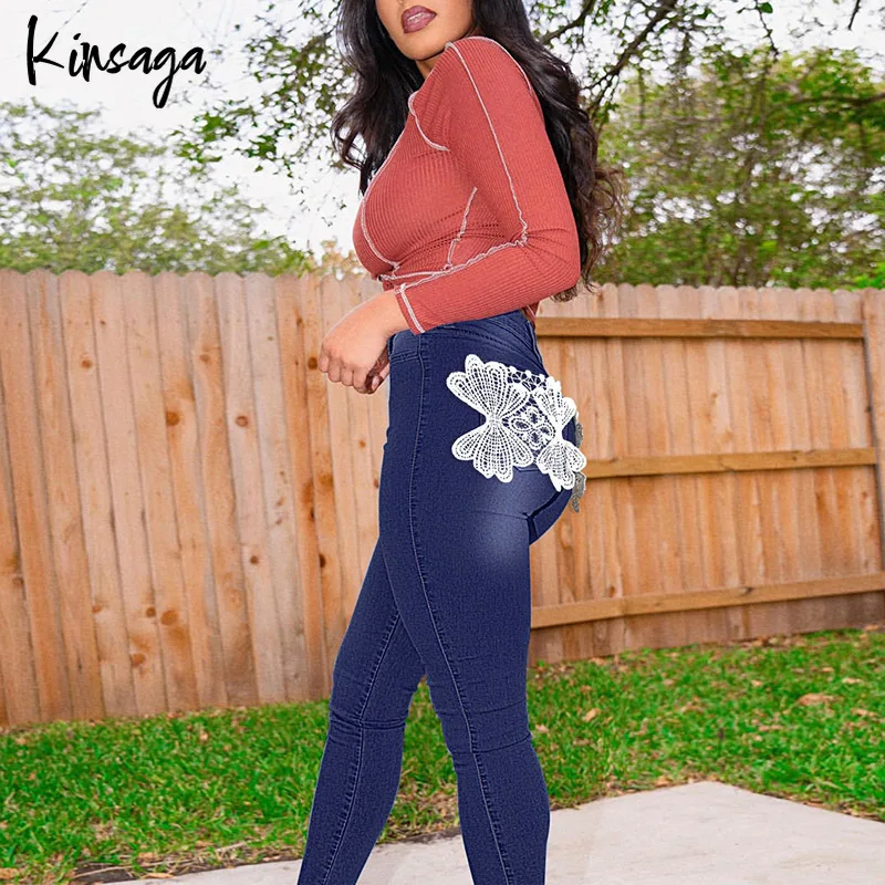 Streetwear Floral Applique Skinny Stretch Pencil Jeans Women Fashion Blue Washed Bodycon Cotton Denim Pants Basic Long Trousers
Streetwear Floral Applique Skinny Stretch Pencil Jeans Women Fashion Blue Washed Bodycon Cotton Denim Pants Basic Long Trousers