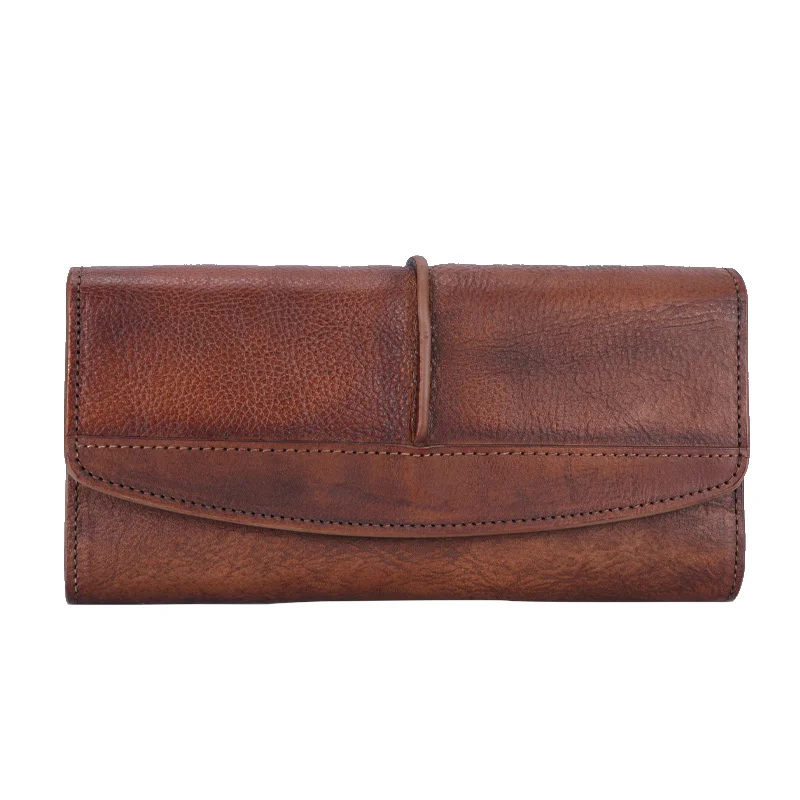 2023 Ladies Coin Purse Leather Women Wallet Genuine Leather Female Long Wallet Tri-fold Retro Leather Card Holder Wallets Zipper
2023 Ladies Coin Purse Leather Women Wallet Genuine Leather Female Long Wallet Tri-fold Retro Leather Card Holder Wallets Zipper