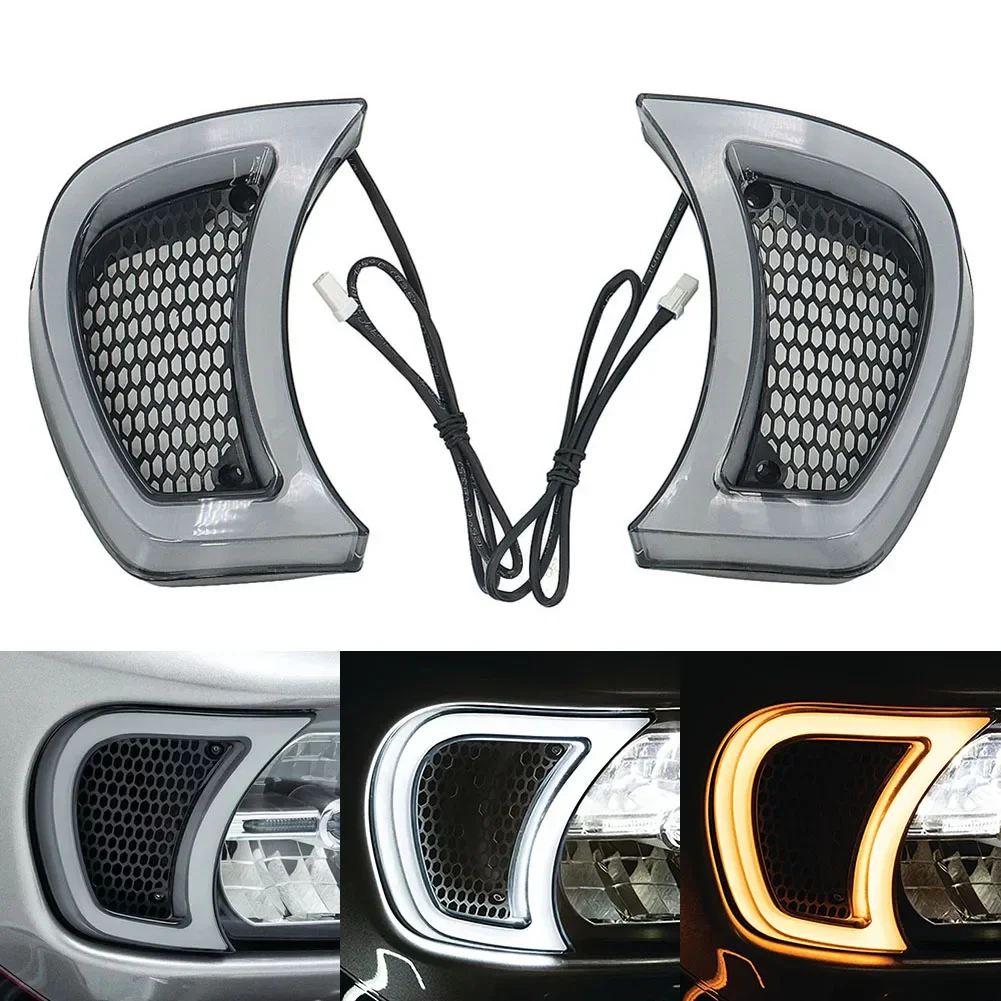 Motorcycle Tracer Headlight Vent Accent LED Indicator Lights For Harley Road Glide 2015 2016 2017 2018 2019 2020 2021 2022 2023
Motorcycle Tracer Headlight Vent Accent LED Indicator Lights For Harley Road Glide 2015 2016 2017 2018 2019 2020 2021 2022 2023