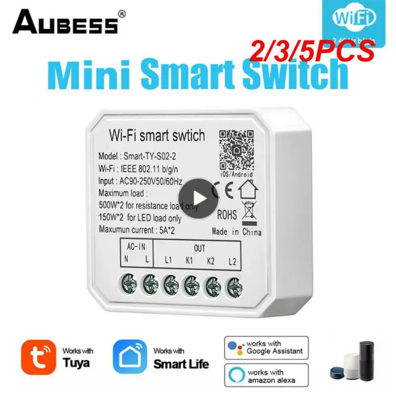 2/3/5PCS Wireless Breaker Wifi Smart Home Mini Switch Module Tuya Sanrt Remote Control Smart Light Switch Smart Life
2/3/5PCS Wireless Breaker Wifi Smart Home Mini Switch Module Tuya Sanrt Remote Control Smart Light Switch Smart Life