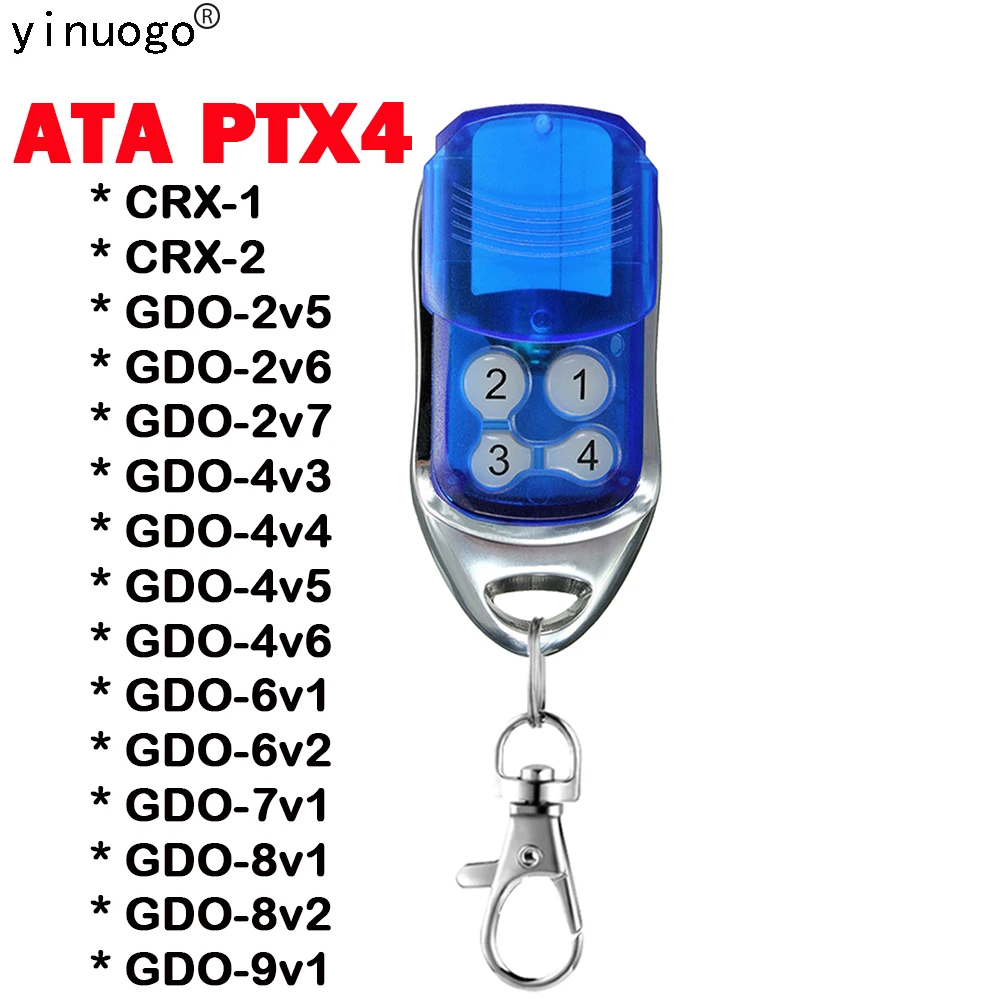 ATA PTX4, дистанционное управление, Φ 433,92 МГц, запасная деталь для гаража, ручной беспроводной передатчик
ATA PTX4, дистанционное управление, Φ 433,92 МГц, запасная деталь для гаража, ручной беспроводной передатчик