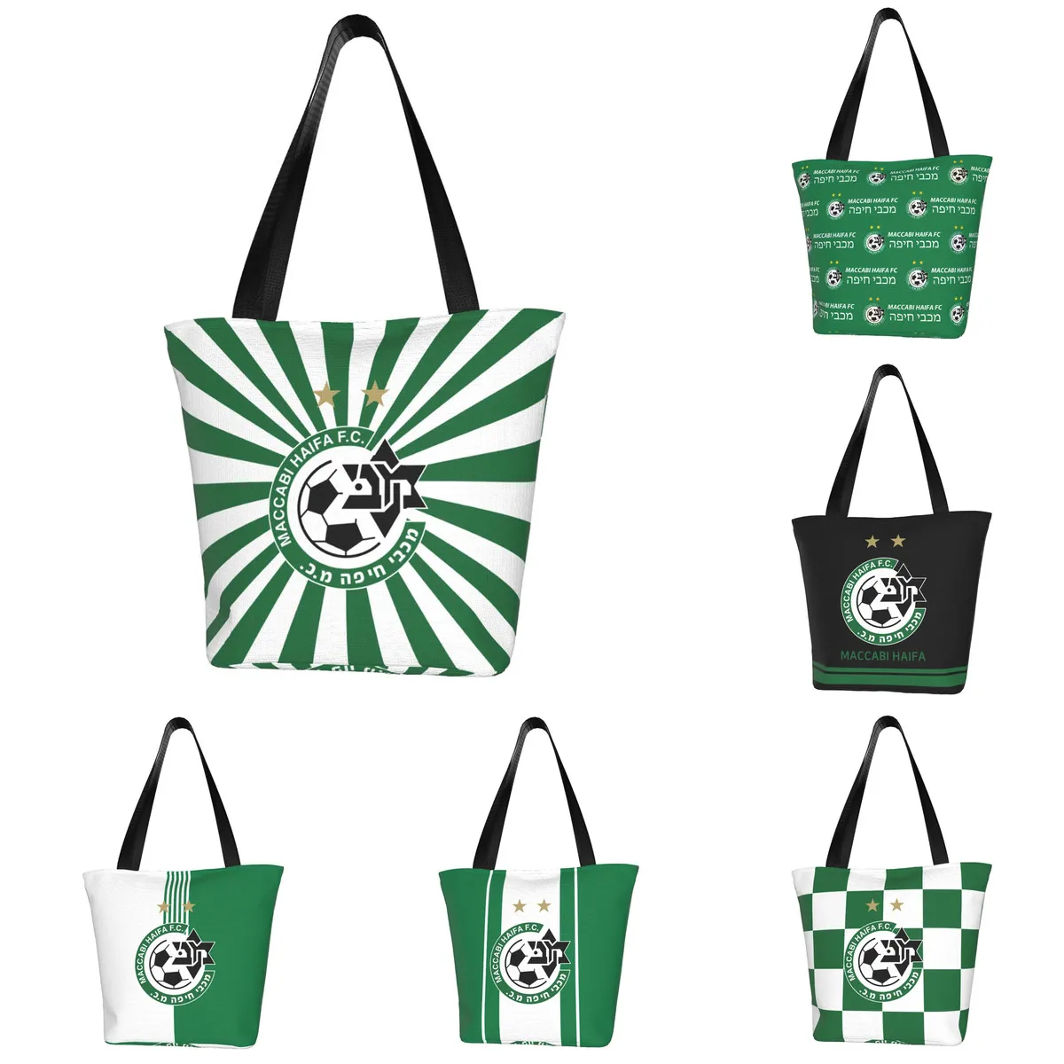 Maccabi Haifa FC Fashion Women's Shopping Bag Shoulder Bag Tote Bag for Shopping, Travel, Fitness and More
Maccabi Haifa FC Fashion Women's Shopping Bag Shoulder Bag Tote Bag for Shopping, Travel, Fitness and More