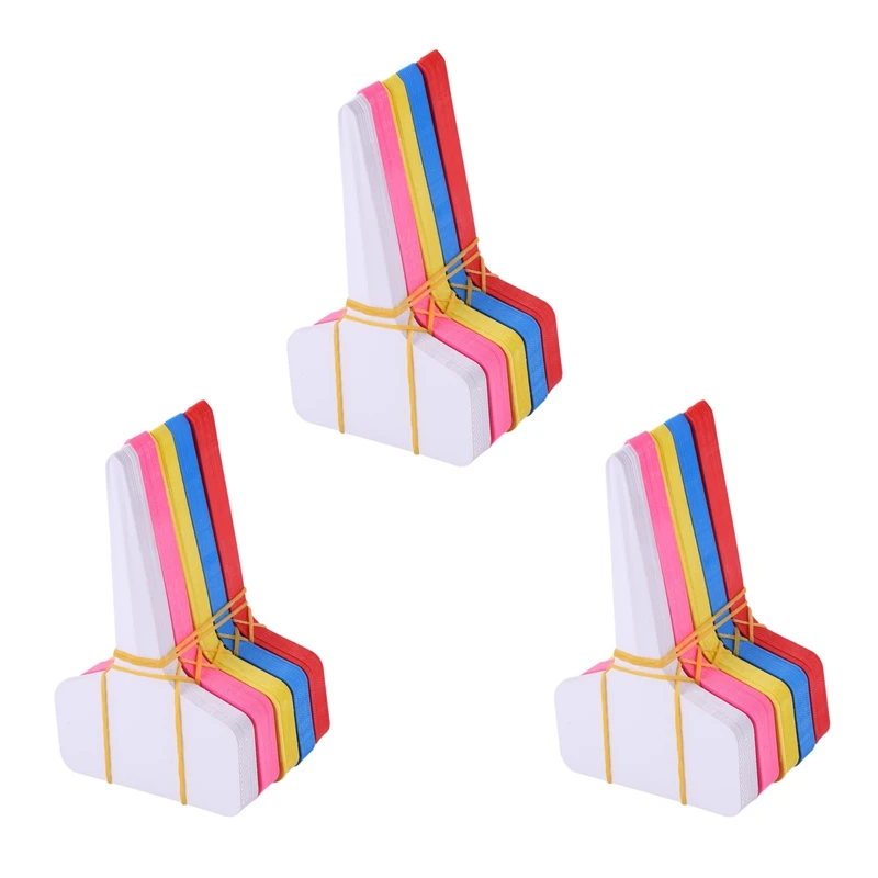 300Pcs Plant Labels Multicolor Waterproof Plastic Plant Tags T-Type Nursery Garden Labels 6 X10cm 5 Colors
300Pcs Plant Labels Multicolor Waterproof Plastic Plant Tags T-Type Nursery Garden Labels 6 X10cm 5 Colors