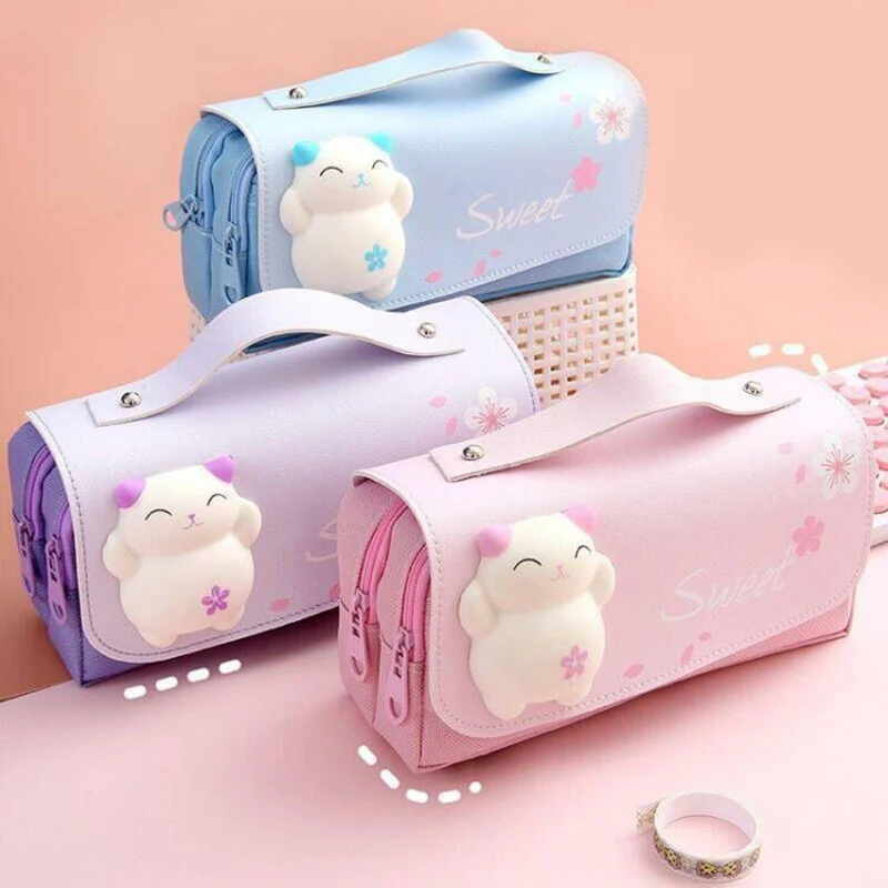 Decompression Pencil Case Portable Cute Pencil Bag Cartoon School Stationery Bag Student Pen Case Unzip Children Pen Bag Prize
Decompression Pencil Case Portable Cute Pencil Bag Cartoon School Stationery Bag Student Pen Case Unzip Children Pen Bag Prize
