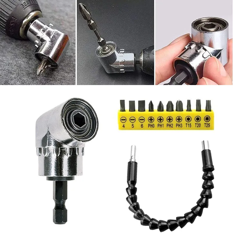 Drill Screwdriver Hand Degree Angle Hex 105 For Adapter Angel Attachment Bit Shaft Socket Tool Flexible Bit Magnetic Right
Drill Screwdriver Hand Degree Angle Hex 105 For Adapter Angel Attachment Bit Shaft Socket Tool Flexible Bit Magnetic Right