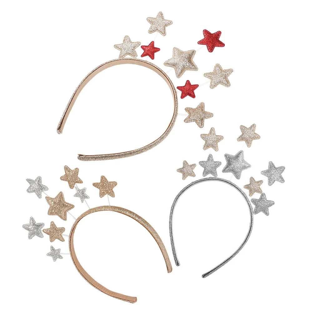 3 Pcs Pentagram Headband Hair Adornments Decorations Metal Children Headbands Star Shape Exquisite Party Decors Iron Miss
3 Pcs Pentagram Headband Hair Adornments Decorations Metal Children Headbands Star Shape Exquisite Party Decors Iron Miss