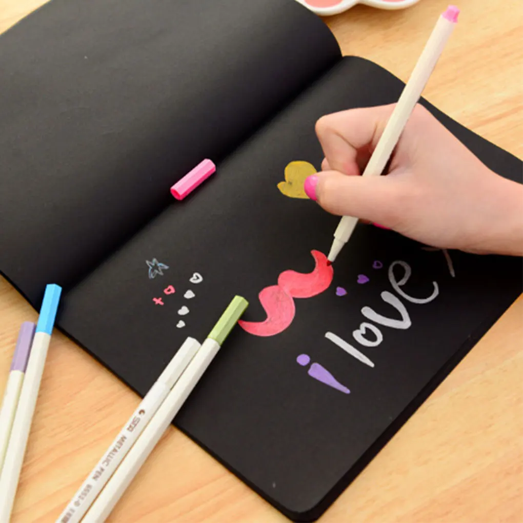 Black Sketchbook Drawing Notebook Stationery Black Blank Paper Planner Diary DIY Photo Album Adults Kids
Black Sketchbook Drawing Notebook Stationery Black Blank Paper Planner Diary DIY Photo Album Adults Kids