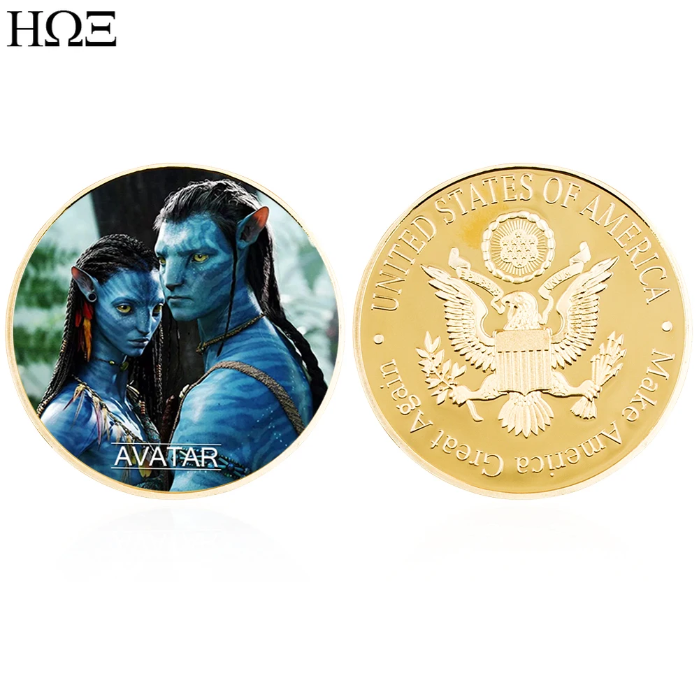 Avatar Gold Plated Coins Commemorative Challenge Coins Collectibles Movie & TV Peripheral Decoration Gold Coin Gifts
Avatar Gold Plated Coins Commemorative Challenge Coins Collectibles Movie & TV Peripheral Decoration Gold Coin Gifts