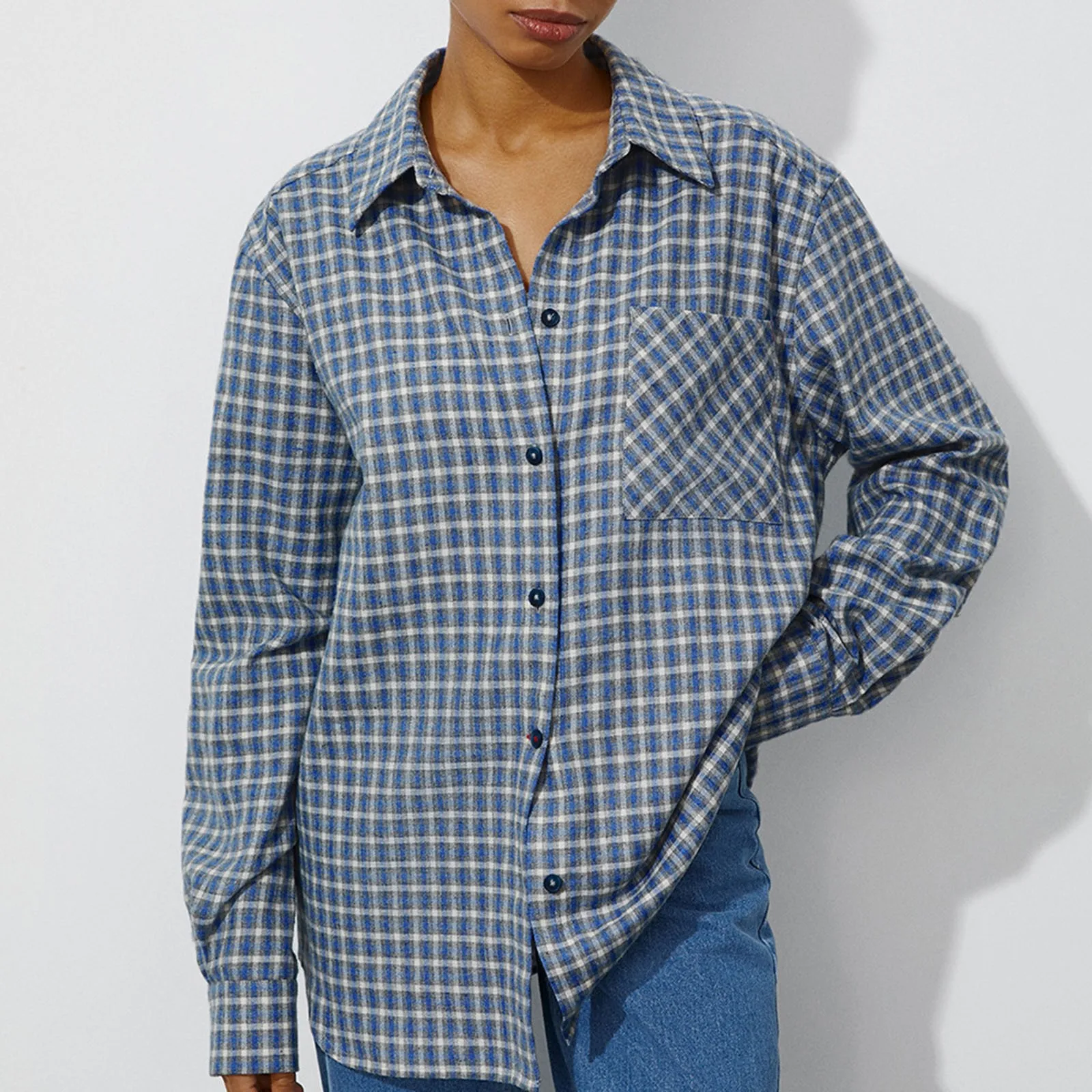 Street Style Classic Plaid Shirts Women Baggy Loose Long Sleeves Oversized Blouses Autumn Loose Shirt Jacket Tops 2023 Trendy
Street Style Classic Plaid Shirts Women Baggy Loose Long Sleeves Oversized Blouses Autumn Loose Shirt Jacket Tops 2023 Trendy