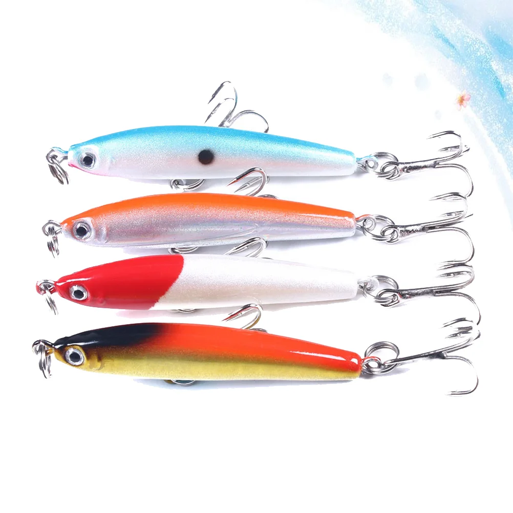 Fishing Shot Hard Simulation Artificial Fishing Fishing Accessories Sinking Bait for Pool Reservoir Lake ( 4pcs )
Fishing Shot Hard Simulation Artificial Fishing Fishing Accessories Sinking Bait for Pool Reservoir Lake ( 4pcs )
