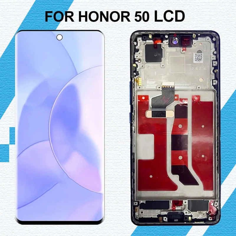 6.57 Inch For Huawei Honor 50 Display Touch Panel Screen Digitizer Assembly NTH-NX9 NTH-AN00 LCD With Tools Free Shipping
6.57 Inch For Huawei Honor 50 Display Touch Panel Screen Digitizer Assembly NTH-NX9 NTH-AN00 LCD With Tools Free Shipping