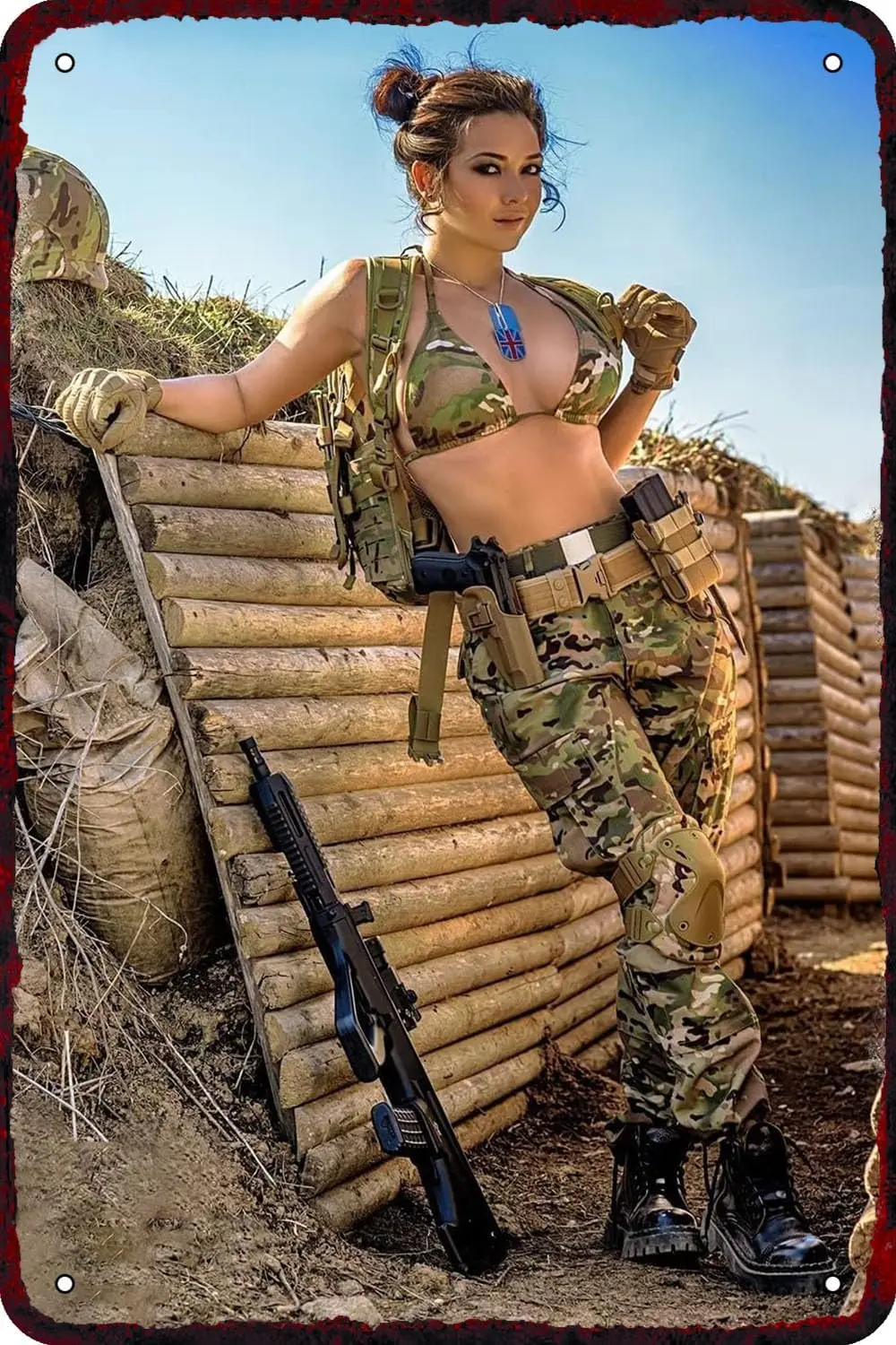 Металлические знаки Pinup Girl Сексуальная женщина с пистолетом Военная винтажная жестяная вывеска Художественный настенный декор для дома, спальни Человек Пещера и так далее Декоративные
Металлические знаки Pinup Girl Сексуальная женщина с пистолетом Военная винтажная жестяная вывеска Художественный настенный декор для дома, спальни Человек Пещера и так далее Декоративные