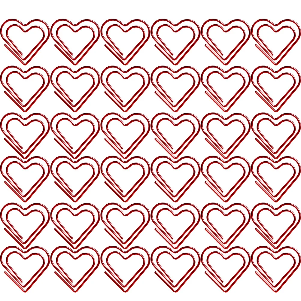 100pcs Heart Shaped Paper Clips Paper Note Clips Wire Clips Planner Clips for Wedding Marriage Office School Home Stationery
100pcs Heart Shaped Paper Clips Paper Note Clips Wire Clips Planner Clips for Wedding Marriage Office School Home Stationery