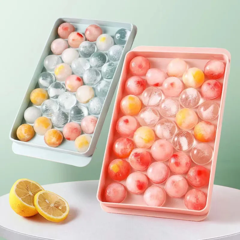Round Ice Cube Tray with Lid Ice Ball Maker Mold for Freezer with Container 33PCS Circle Ice Cube Tray Making
Round Ice Cube Tray with Lid Ice Ball Maker Mold for Freezer with Container 33PCS Circle Ice Cube Tray Making