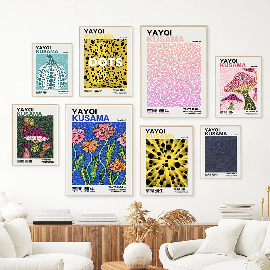 Yayoi Kusama Dots Pumpkin Retro Abstract Nordic Posters And Prints Wall Art Canvas Painting Wall Pictures For Living Room Decor
Yayoi Kusama Dots Pumpkin Retro Abstract Nordic Posters And Prints Wall Art Canvas Painting Wall Pictures For Living Room Decor