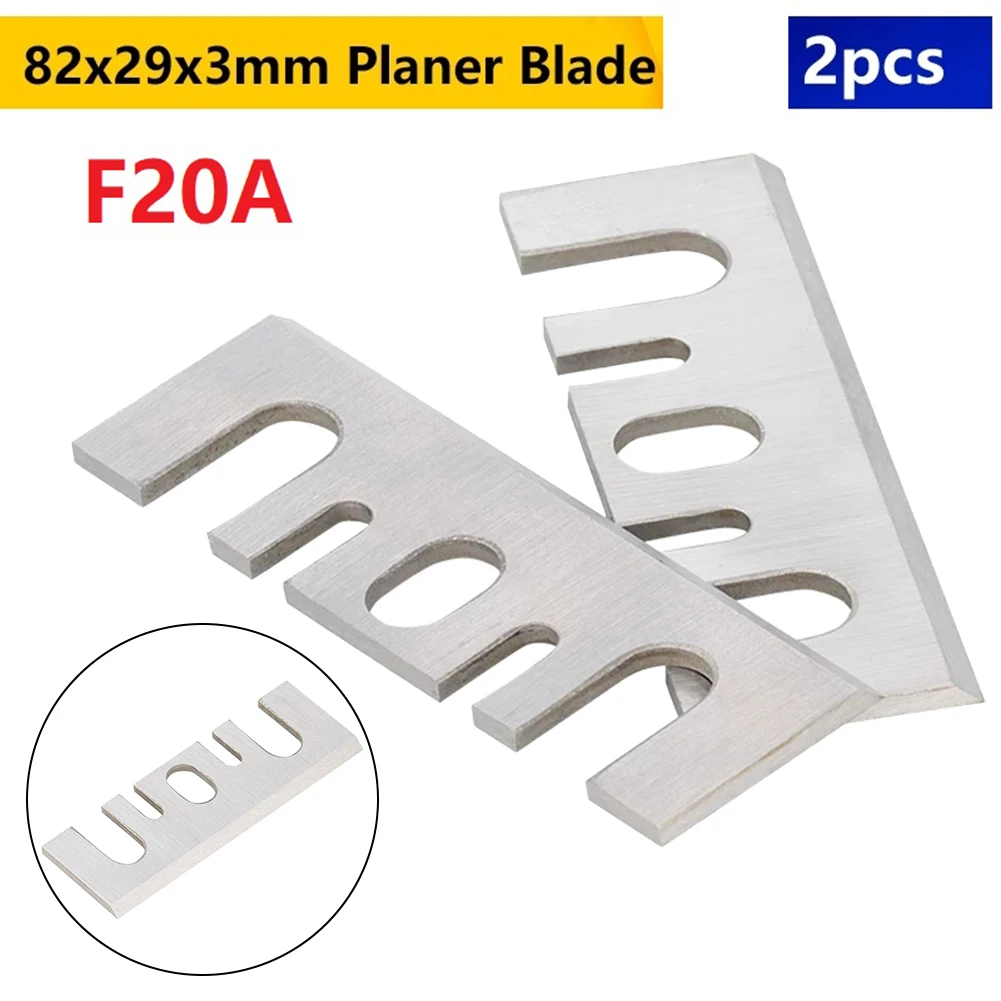 2Pcs 82x29x3mm Electric Planer Blade Knives Cutter HSS Edge Wood Planer Cutting For F20A Replacement Part Power Tool
2Pcs 82x29x3mm Electric Planer Blade Knives Cutter HSS Edge Wood Planer Cutting For F20A Replacement Part Power Tool