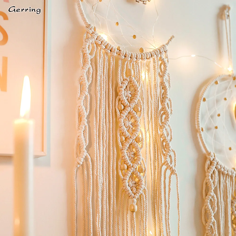 Gerring Moon Dream Catcher White Macrame Handmade Owl Wall Tapestry Bedroom Cute Room Decor Wall Decorations Living Room
Gerring Moon Dream Catcher White Macrame Handmade Owl Wall Tapestry Bedroom Cute Room Decor Wall Decorations Living Room