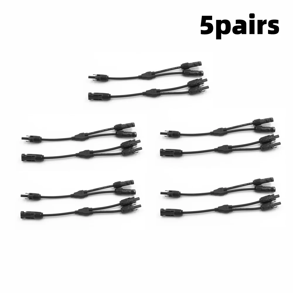 5Pairs x PV Y Branch parallel connection 30A 1000V Electrical PV-Y Connector Photovoltaic 10pcs solar Panel Cable Wire Connect
5Pairs x PV Y Branch parallel connection 30A 1000V Electrical PV-Y Connector Photovoltaic 10pcs solar Panel Cable Wire Connect