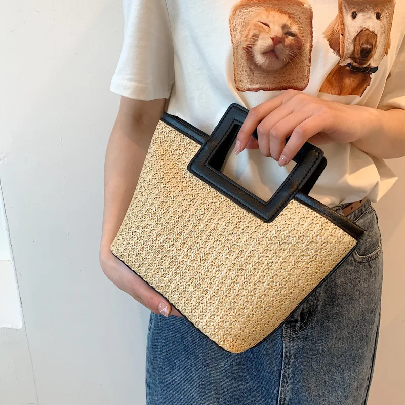 South Korean Female Fashionable Straw Large-capacity Bag New Laptop Tote Bags Tide Restoring Ancient Ways Female Temperament
South Korean Female Fashionable Straw Large-capacity Bag New Laptop Tote Bags Tide Restoring Ancient Ways Female Temperament