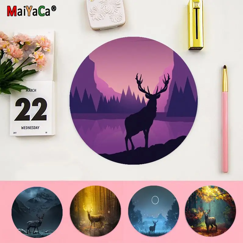 Deer Small Round Gaming Mouse Pad Gamer Desk Mats Keyboard Pad Mause Pad Office Desk Set Accessories For PC Desk Pad
Deer Small Round Gaming Mouse Pad Gamer Desk Mats Keyboard Pad Mause Pad Office Desk Set Accessories For PC Desk Pad