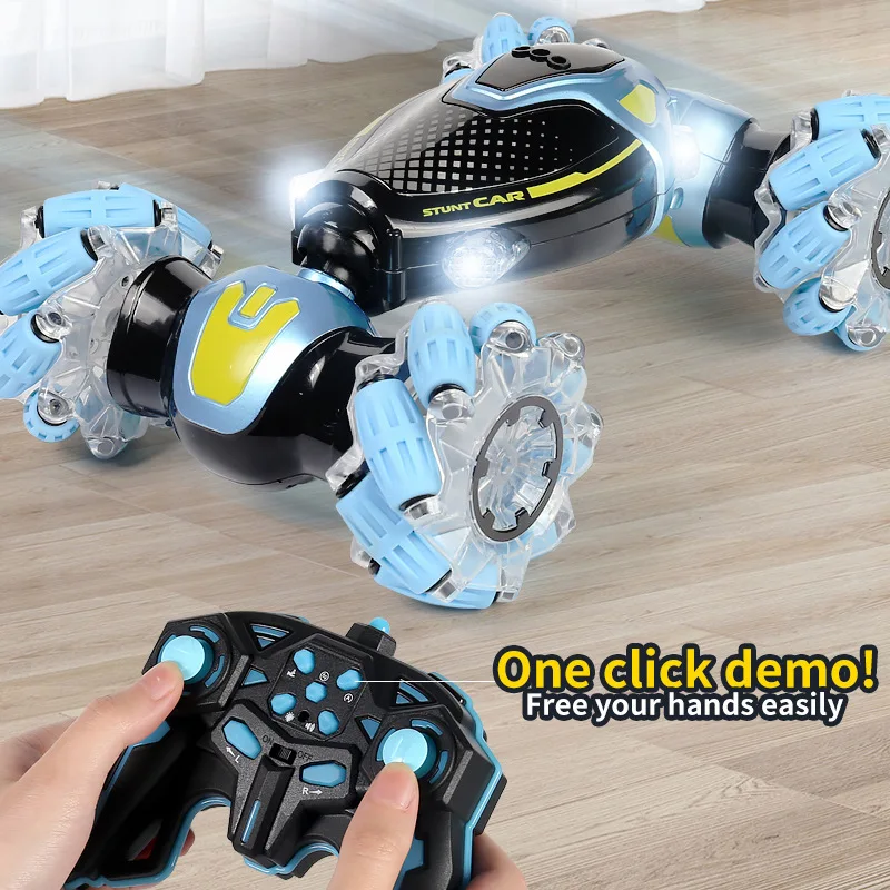 New 4WD RC Car 2.4GHZ Gesture Sensing Remote Control Twisting Car Stunt Drift Vehicle Lighting Music Children Adults Toys Gifts
New 4WD RC Car 2.4GHZ Gesture Sensing Remote Control Twisting Car Stunt Drift Vehicle Lighting Music Children Adults Toys Gifts
