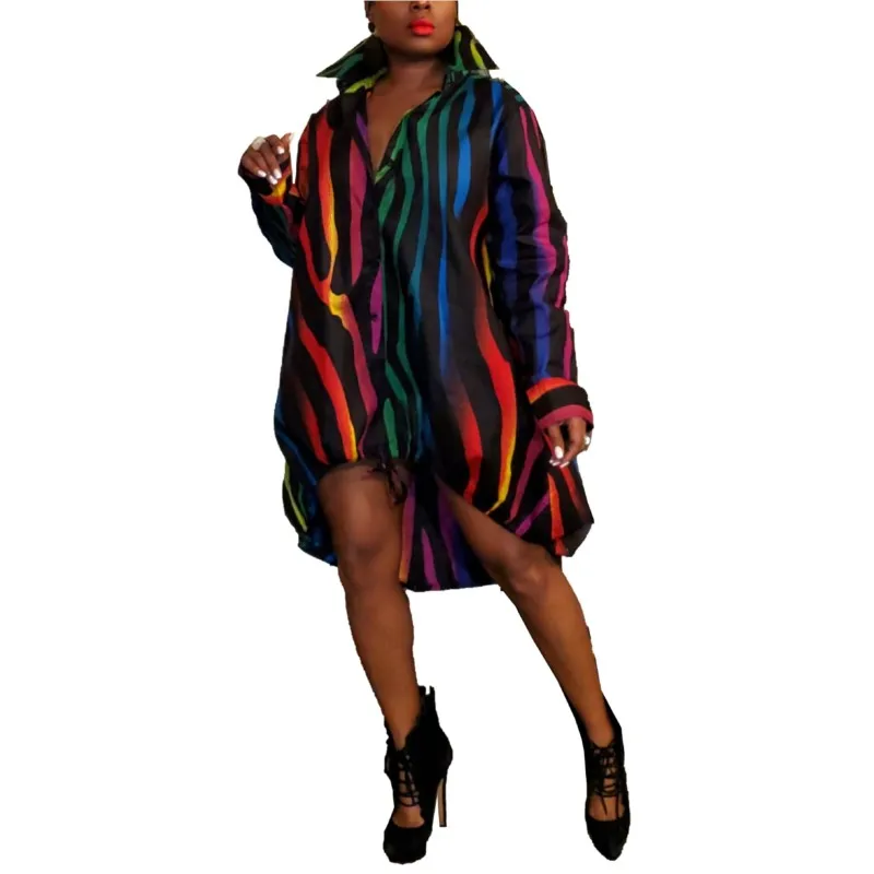 African Dresses For Women Plaid Loose Long Sleeve Shirt Printed Asymmetric Dress African Clothing Bazin Retro Street Autumn New
African Dresses For Women Plaid Loose Long Sleeve Shirt Printed Asymmetric Dress African Clothing Bazin Retro Street Autumn New