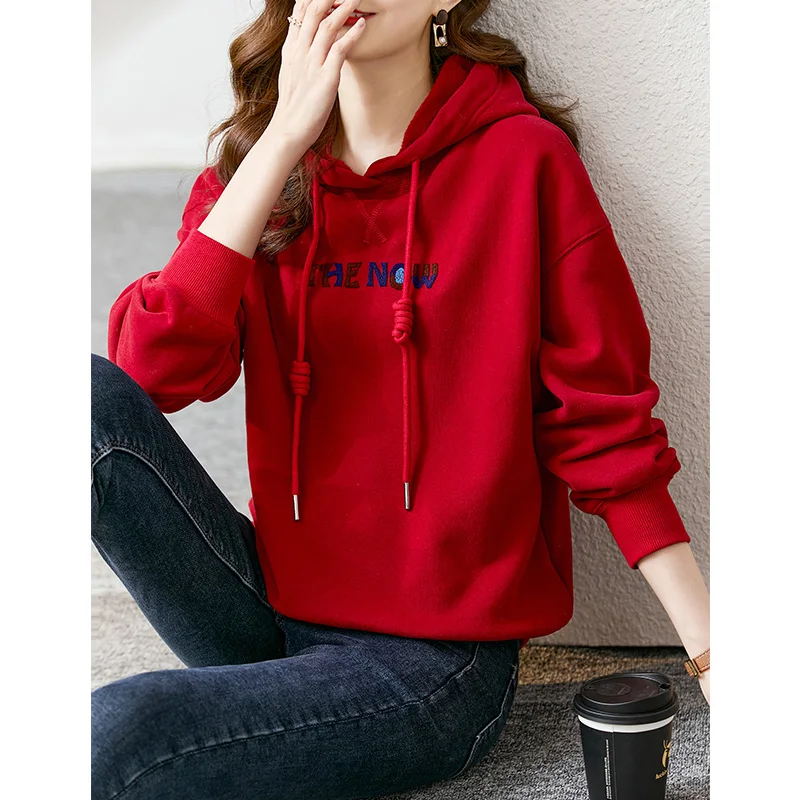 Vimly Fleece Hooded Sweatshirt Women Sport Pullover Hoodies 2022 Winter Warm Round Neck Long Sleeve Tops Fleeced Clothing V6757
Vimly Fleece Hooded Sweatshirt Women Sport Pullover Hoodies 2022 Winter Warm Round Neck Long Sleeve Tops Fleeced Clothing V6757