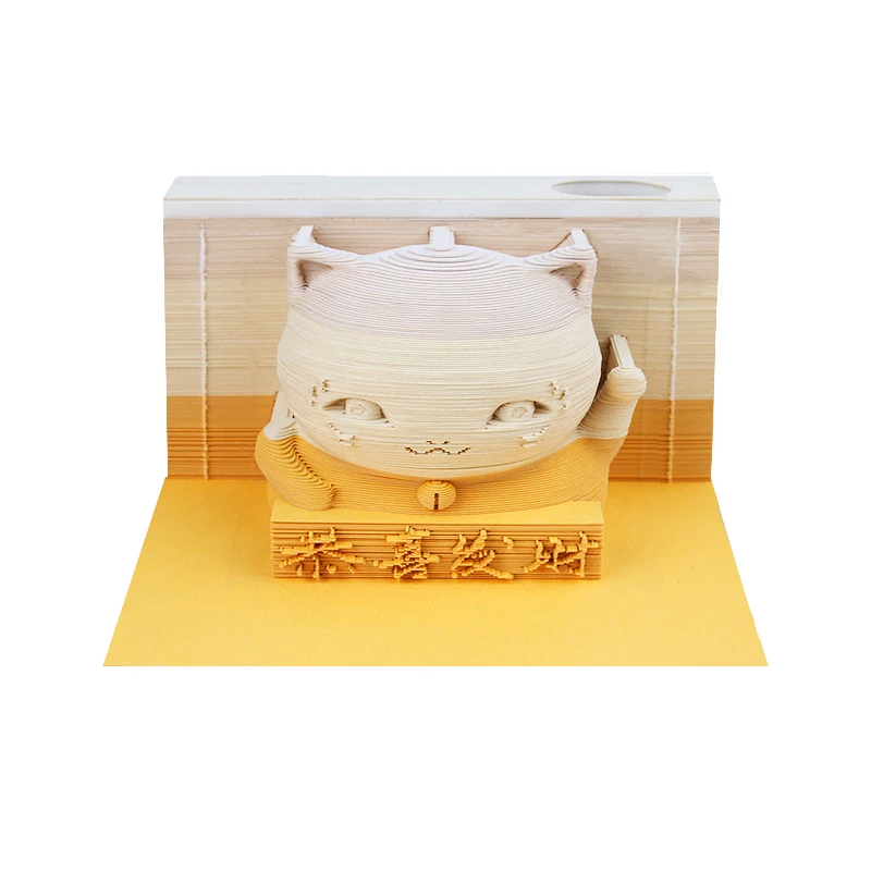 Omoshiroi Block 3D Memo Pads Sticky Notes Cute Japan Lucky Cat 3D Note Pad Ornament Kawaii Notepad Good Luck Fortune Lover Gift
Omoshiroi Block 3D Memo Pads Sticky Notes Cute Japan Lucky Cat 3D Note Pad Ornament Kawaii Notepad Good Luck Fortune Lover Gift