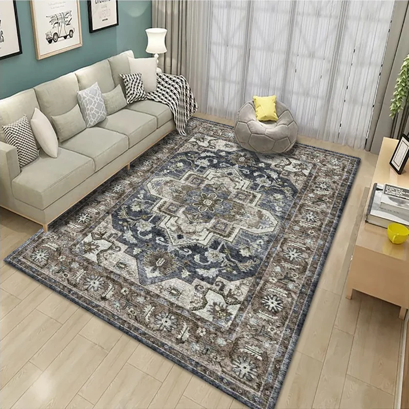 Persian Rug Retro European Bohemian Floor Mat Living Room Sofa Coffee Table Bedroom Anti-Slip Floor Mat Decoration Home
Persian Rug Retro European Bohemian Floor Mat Living Room Sofa Coffee Table Bedroom Anti-Slip Floor Mat Decoration Home