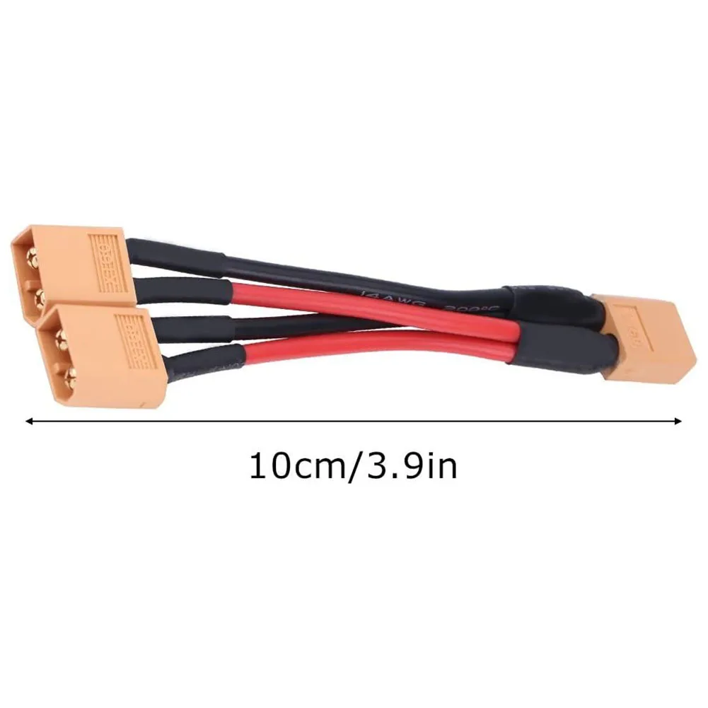 Parallel Adapter Cable XT60 Parallel Battery Connector Adapter 14AWG Cable RC Battery Connector Cable Dual Extension Y Splitter
Parallel Adapter Cable XT60 Parallel Battery Connector Adapter 14AWG Cable RC Battery Connector Cable Dual Extension Y Splitter