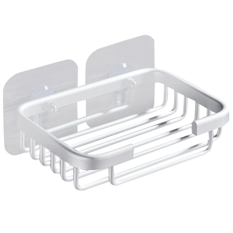 1 Pcs Creative Drill Free Soap Dish Holder Wall Mounted Storage Rack Holder Hollow Type Soap Sponge Dish Bathroom 
1 Pcs Creative Drill Free Soap Dish Holder Wall Mounted Storage Rack Holder Hollow Type Soap Sponge Dish Bathroom