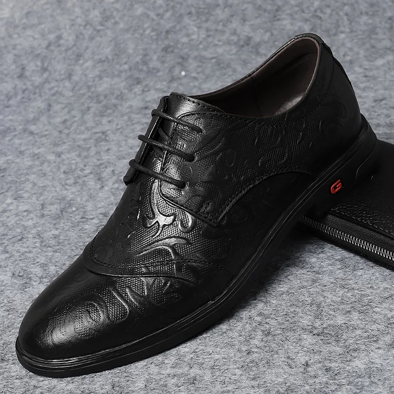 High Quality New Genuine Leather Shoes Men Flats Fashion Men's Casual Shoes Brand Man Soft Comfortable Lace Up Oxford Shoes
High Quality New Genuine Leather Shoes Men Flats Fashion Men's Casual Shoes Brand Man Soft Comfortable Lace Up Oxford Shoes