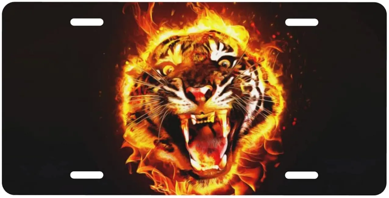 License Plate for Front of Car, Tiger License Plate Horror Decorative, Aluminum Novelty Vehicle Tag Sign for Men Women
License Plate for Front of Car, Tiger License Plate Horror Decorative, Aluminum Novelty Vehicle Tag Sign for Men Women