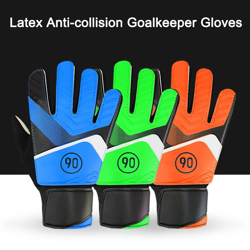 New 1 Pair Professional Soccer Goalie Gloves Full Finger Hand Protection Children Football Goalkeeper Glvoes
New 1 Pair Professional Soccer Goalie Gloves Full Finger Hand Protection Children Football Goalkeeper Glvoes