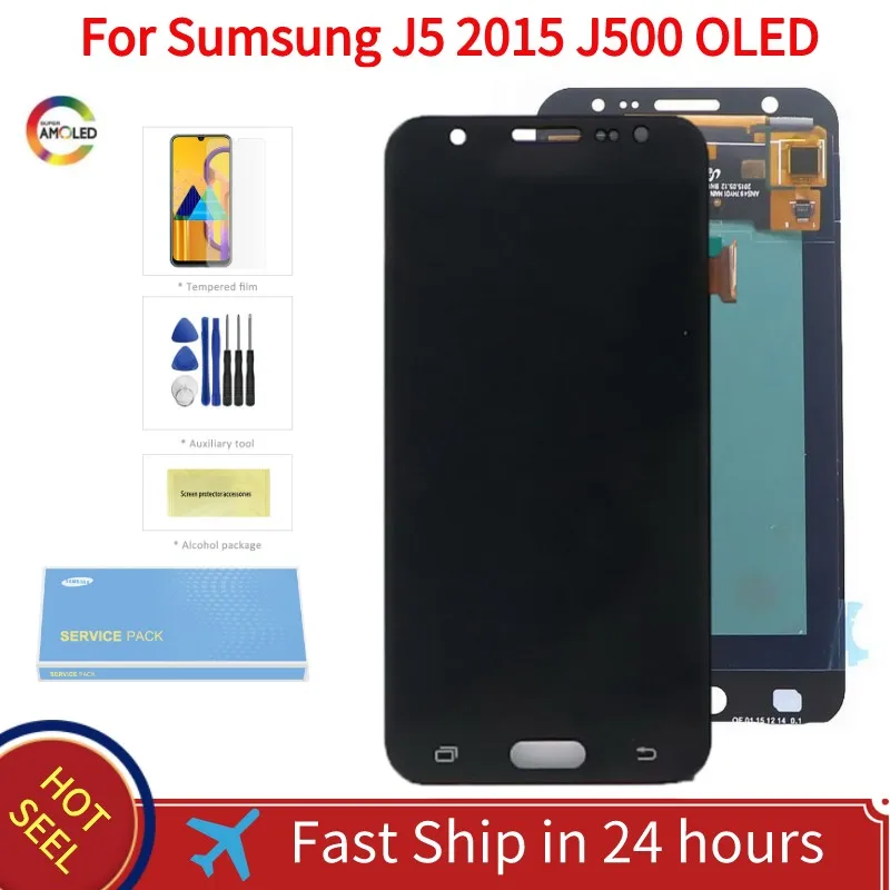 Super AMOLED J500 Screen For Samsung Galaxy J5 2015 J500 J500F LCD Display With Touch Screen Digitizer Assembly+service package
Super AMOLED J500 Screen For Samsung Galaxy J5 2015 J500 J500F LCD Display With Touch Screen Digitizer Assembly+service package