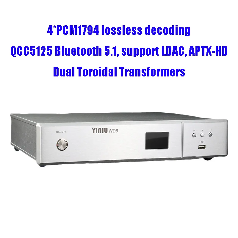 Flagship Digital Audio Decoder 4 PCM1794 Lossless Decoding Bluetooth 5.1 Decoder Supports LDAC APTX-HD HD Format MUSES02 Op Amp
Flagship Digital Audio Decoder 4 PCM1794 Lossless Decoding Bluetooth 5.1 Decoder Supports LDAC APTX-HD HD Format MUSES02 Op Amp