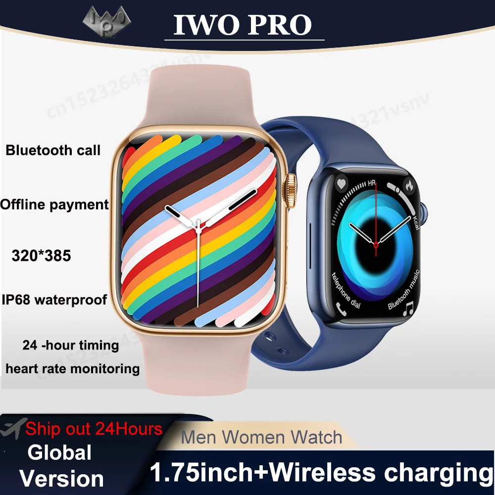IWO W27PRO Smart Watch men Touch Screen Wireless Charging Wristwatch IP68 Waterproof Bluetooth HeartRate Monitor For Android ios
IWO W27PRO Smart Watch men Touch Screen Wireless Charging Wristwatch IP68 Waterproof Bluetooth HeartRate Monitor For Android ios