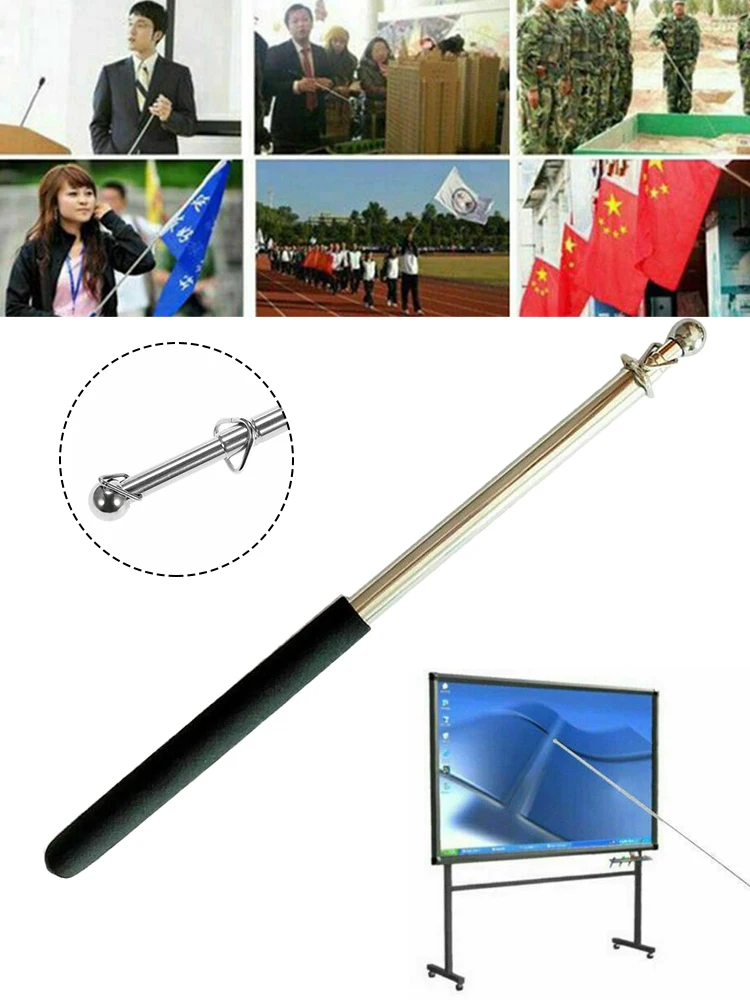 Teaching Tools Flag Pole Flag Pole Telescopic Durable Easy To Carry Practical Retractable Stainless Steel Retractable Function
Teaching Tools Flag Pole Flag Pole Telescopic Durable Easy To Carry Practical Retractable Stainless Steel Retractable Function