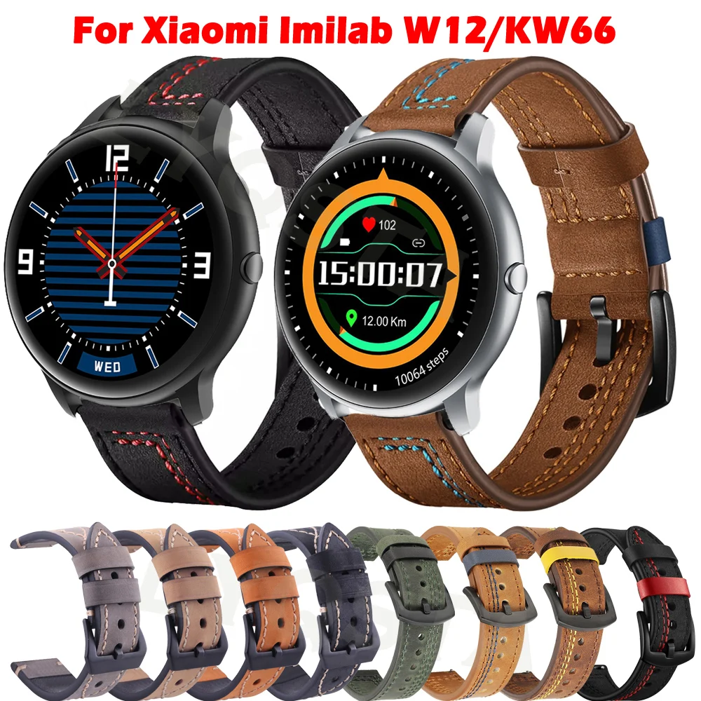 22mm Smart Watchband Strap For Xiaomi Imilab W12 KW66 Leather Bracelet Replacement For One Plus OnePlus Watch Wrist Band Correa
22mm Smart Watchband Strap For Xiaomi Imilab W12 KW66 Leather Bracelet Replacement For One Plus OnePlus Watch Wrist Band Correa