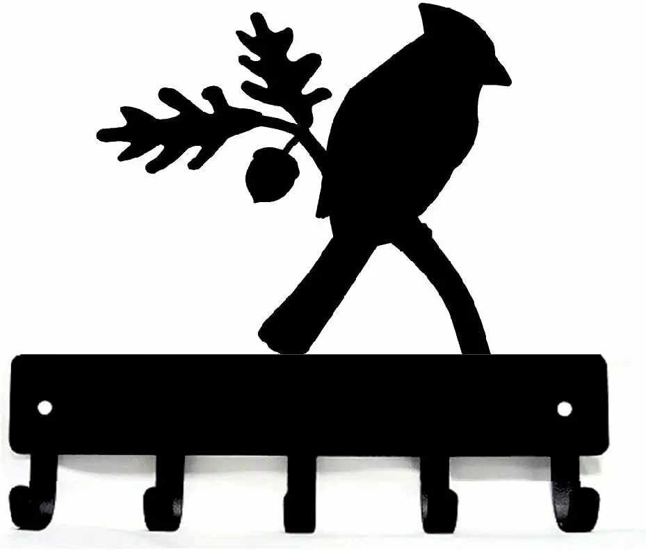 Cardinal Bird Key Rack Hanger - Small 6 Inch Wide / Large 9 Inch Wide Hanger In The Hallway Decoration For Home 
Cardinal Bird Key Rack Hanger - Small 6 Inch Wide / Large 9 Inch Wide Hanger In The Hallway Decoration For Home