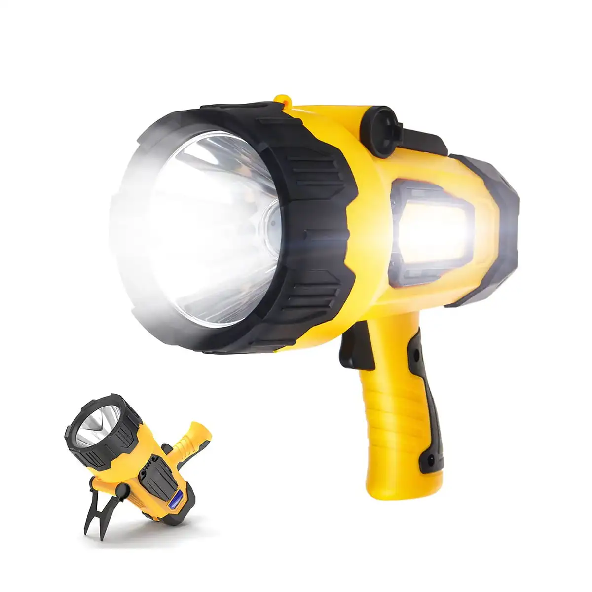 Rechargeable Spotlight,Super Bright 5000 Lumen LED Handheld Spotlight,12000mAh Waterproof Flashlight Searchlight for Marine Boat
Rechargeable Spotlight,Super Bright 5000 Lumen LED Handheld Spotlight,12000mAh Waterproof Flashlight Searchlight for Marine Boat