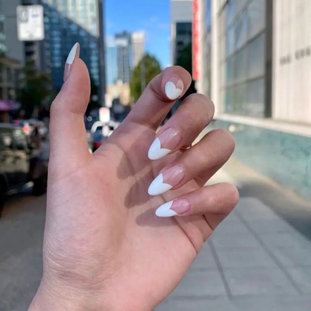 24pcs/Box Detachable Almond False Nails Wearable French Fake Nails Full Cover Nail Tips Press On Nails
24pcs/Box Detachable Almond False Nails Wearable French Fake Nails Full Cover Nail Tips Press On Nails