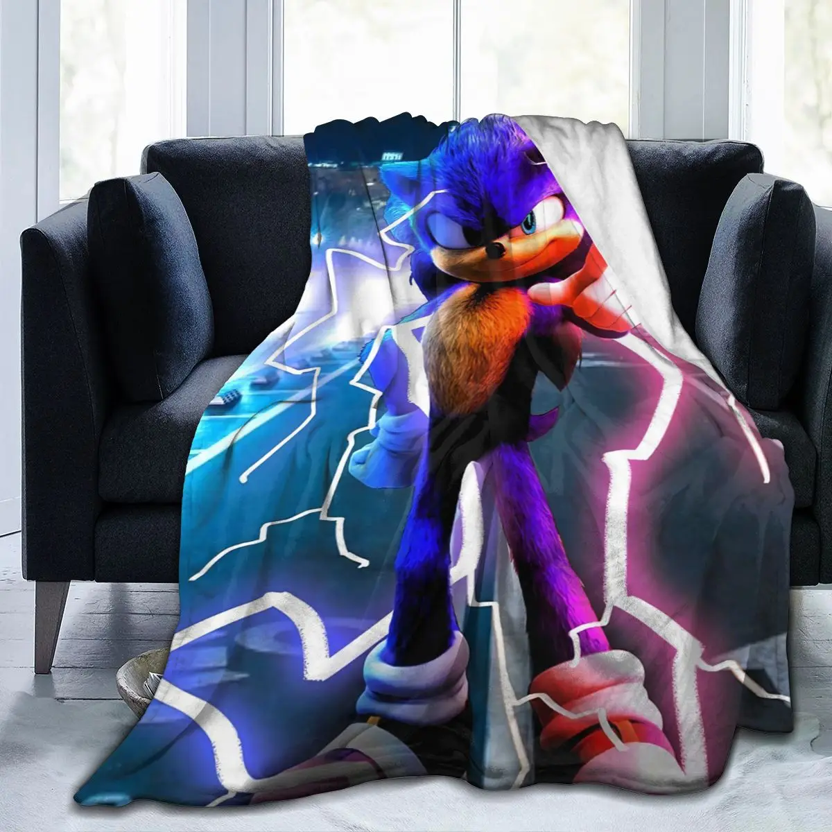 Sonic Sherpa Blanket Bedspread Velvet Plush Soft Comfortable Home Camping Aircraft Blanket
Sonic Sherpa Blanket Bedspread Velvet Plush Soft Comfortable Home Camping Aircraft Blanket