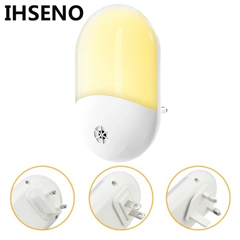 LED Night Light Plug-in Motion Sensor Warm White Wall Light Adjustable Brightness Bedroom Bathroom Kitchen Corridor Staircase
LED Night Light Plug-in Motion Sensor Warm White Wall Light Adjustable Brightness Bedroom Bathroom Kitchen Corridor Staircase