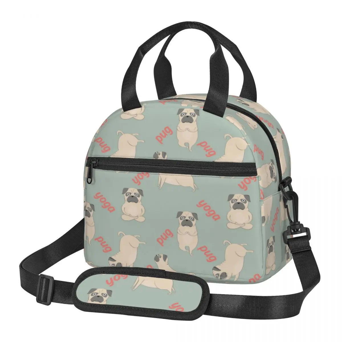 Portable Lunch Bag Meditation Yoga Pug Dog Insulated Cooler Bag Thermal Food Picnic Lunch Bag for Kids
Portable Lunch Bag Meditation Yoga Pug Dog Insulated Cooler Bag Thermal Food Picnic Lunch Bag for Kids