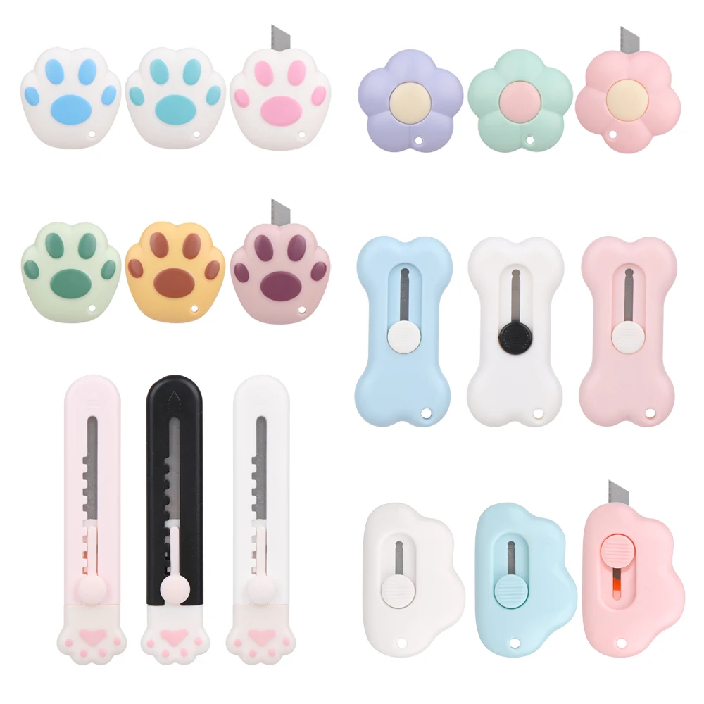 Random Color Mini Utility Knife Cutter Retractable Letter Opener Portable Carton Opener Paper Cutting Tool School Office Supply
Random Color Mini Utility Knife Cutter Retractable Letter Opener Portable Carton Opener Paper Cutting Tool School Office Supply