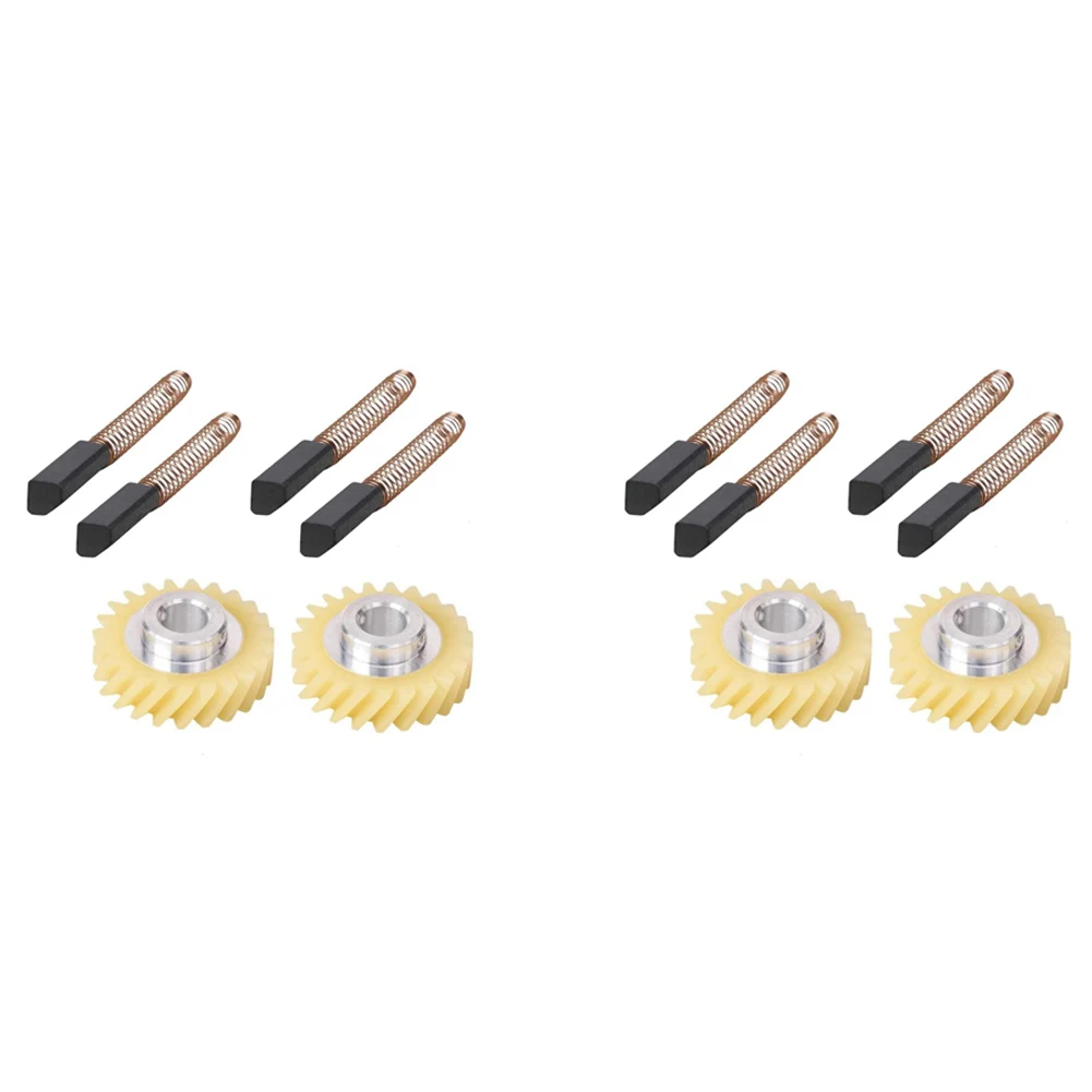 4x W10112253 9706416 Motor Brush W10380496 4162897 Mixer Worm Drive Gear for Stand & 4 Pair of Motor Brushes
4x W10112253 9706416 Motor Brush W10380496 4162897 Mixer Worm Drive Gear for Stand & 4 Pair of Motor Brushes